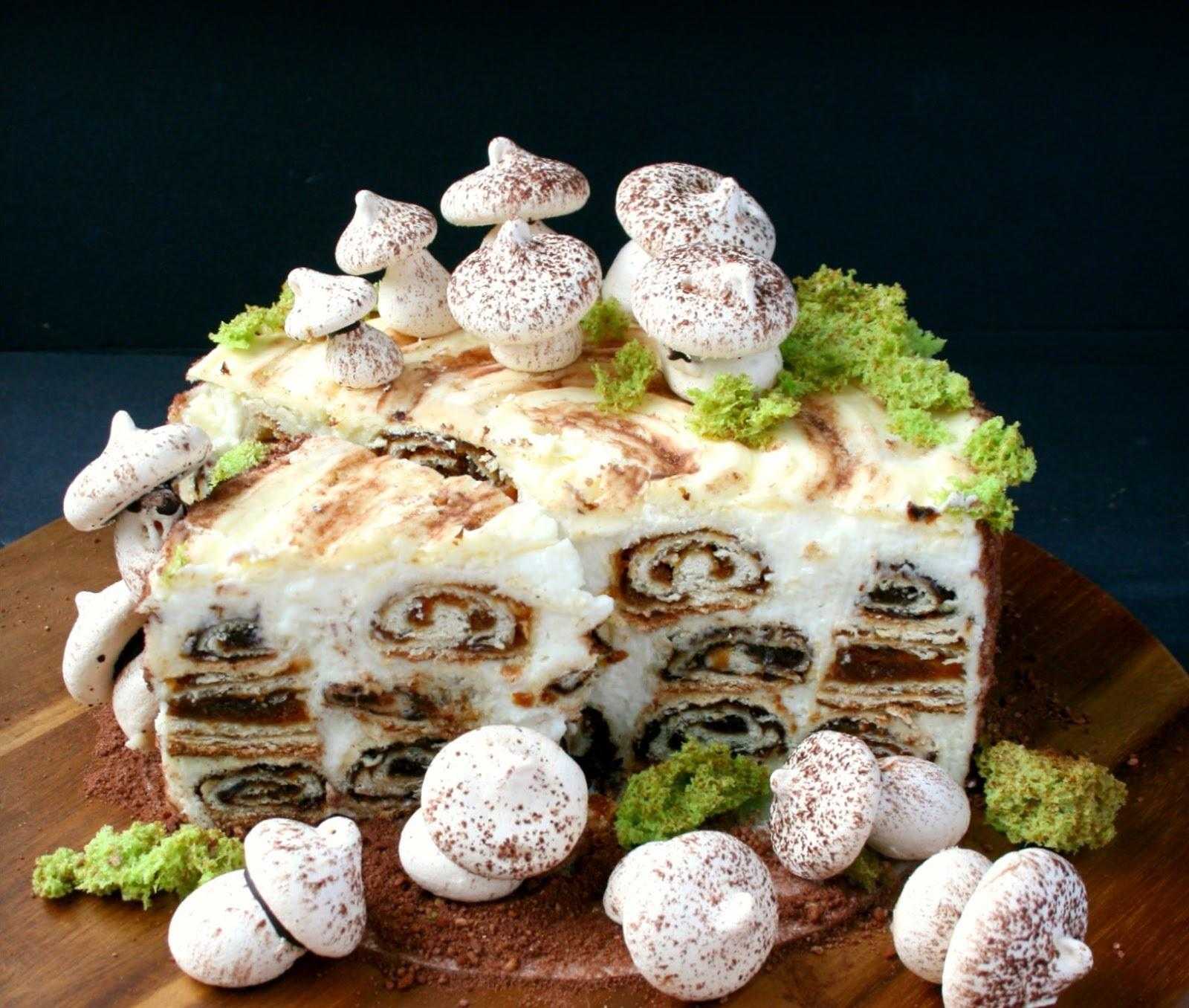 Пошаговый рецепт классического торта трухлявый пень с фото