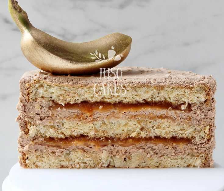 Шоколадно-банановый торт: самые вкусные рецепты с выпечкой и без