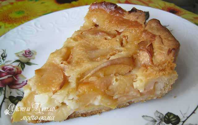 Яблочный пирог пошаговый рецепт с фото