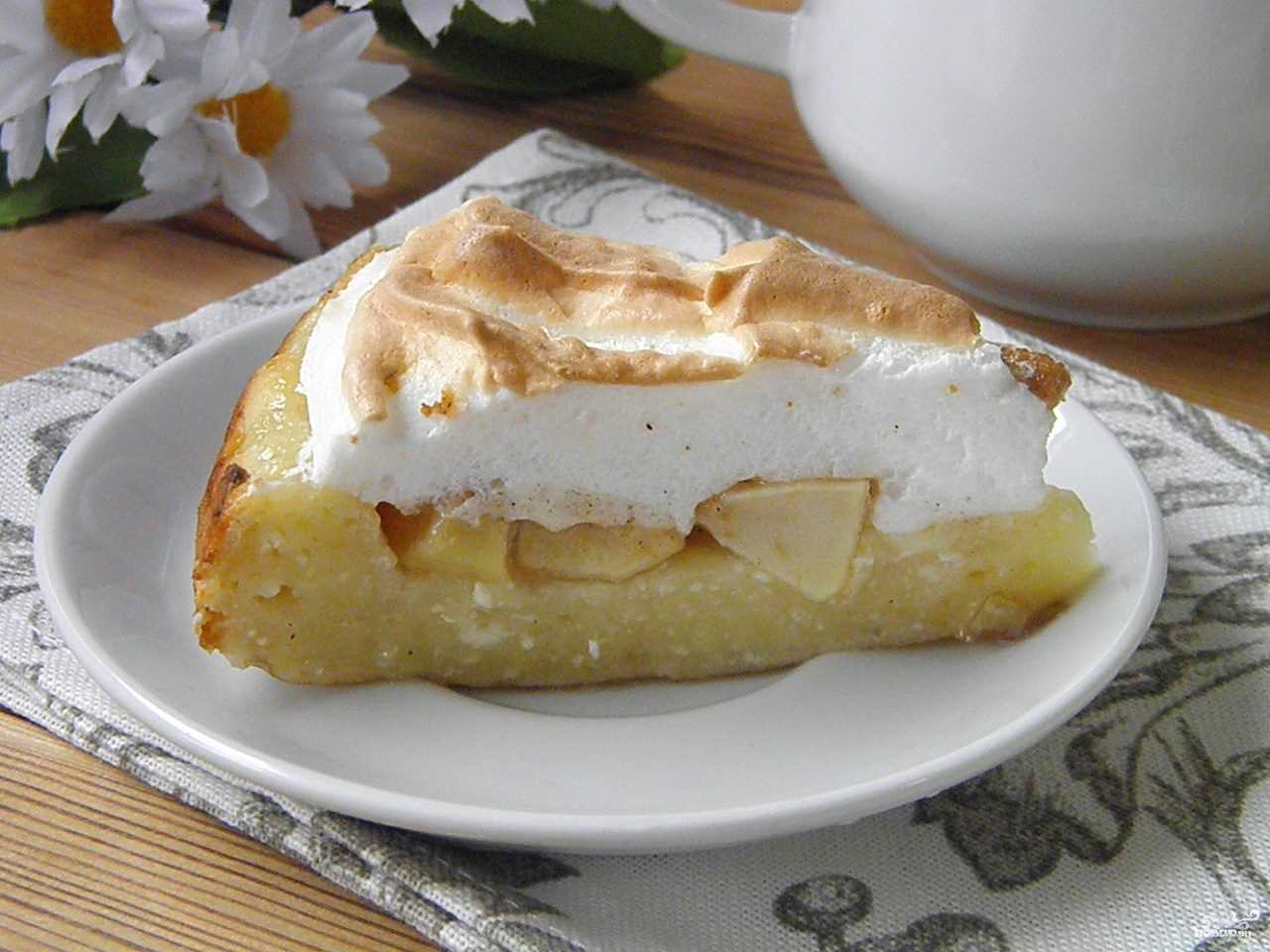 Пирог с творогом и яблоками – 8 рецептов в духовке с пошаговыми фото
