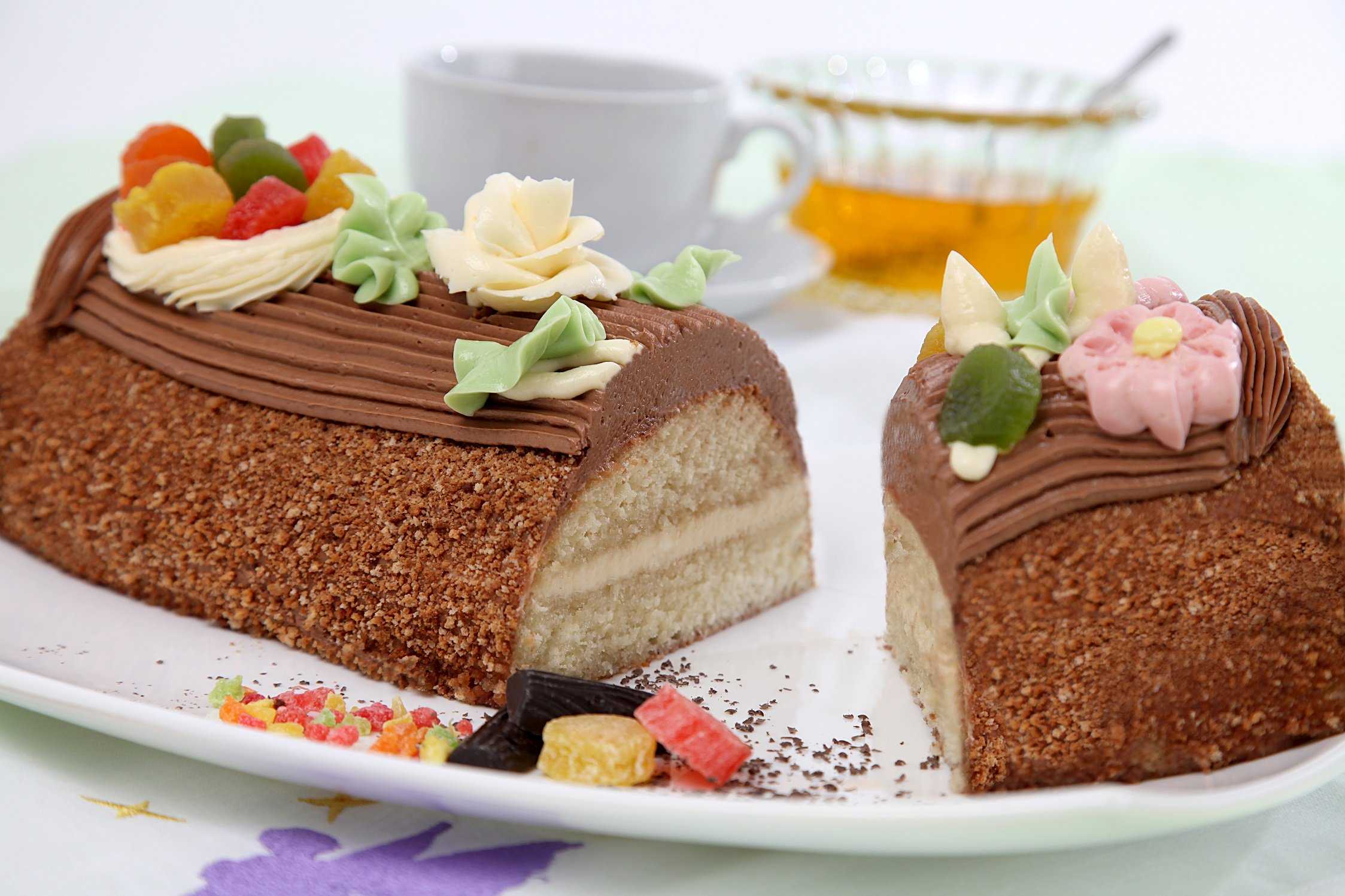 Торт "сказка". бисквитный торт "сказка": рецепт