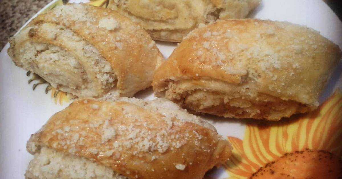 Армянское слоеное печенье с орехом «гата»