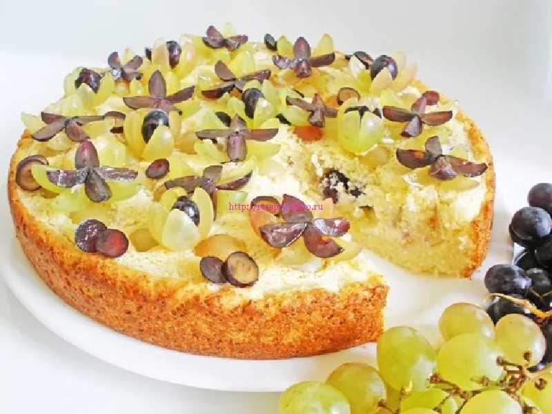 Пирог с виноградом – 5 самых вкусных рецептов