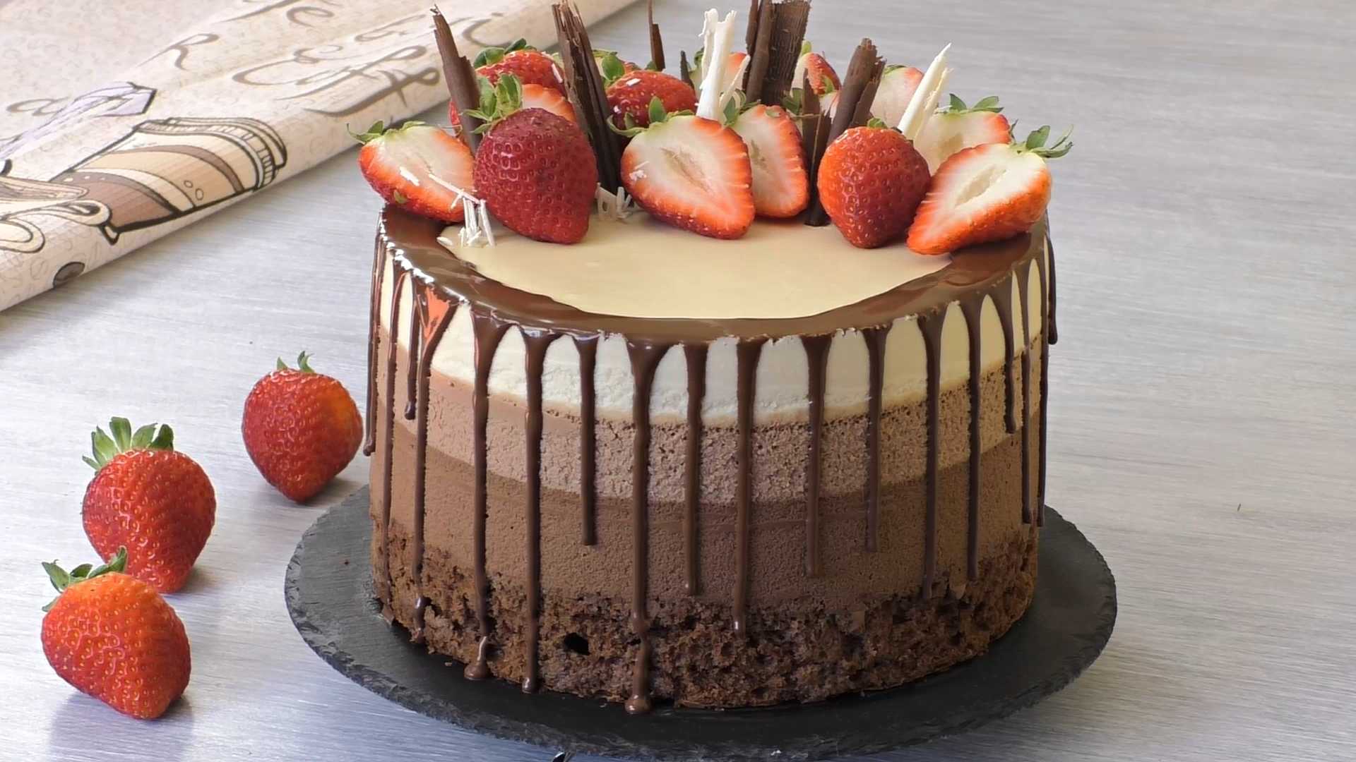 Особенности приготовления муссового торта «три шоколада»