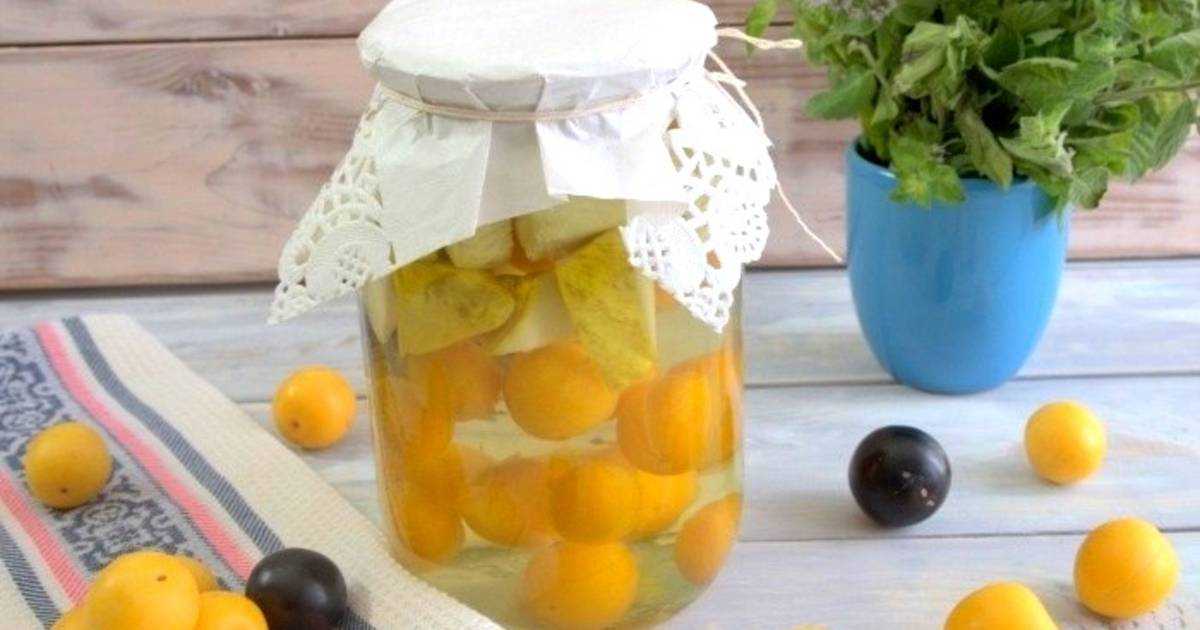 Компот из алычи и кабачков на зиму – вкусный, как ананасовый: простые рецепты