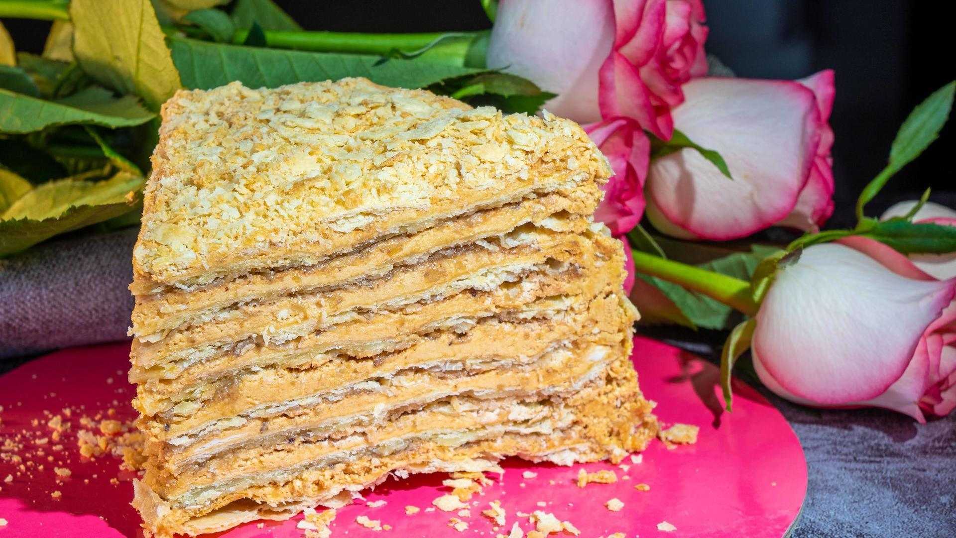 Торт наполеон: классический рецепт с фото пошагово в домашних условиях