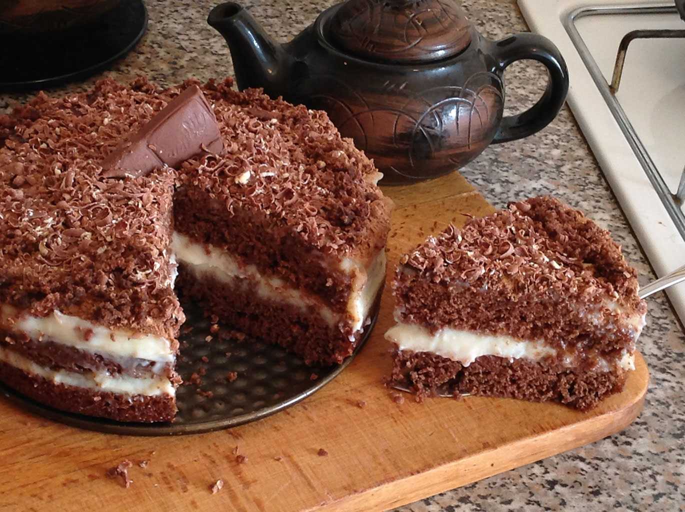 Торт с вареной сгущенкой - 8 вкусных и быстрых рецептов