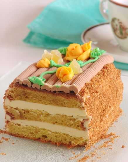 Бисквитный торт «сказка» по госту