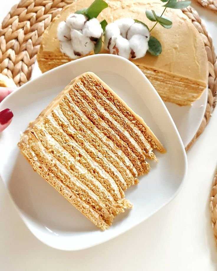Торт медовик со сметанным кремом - рецепт с фото пошагово