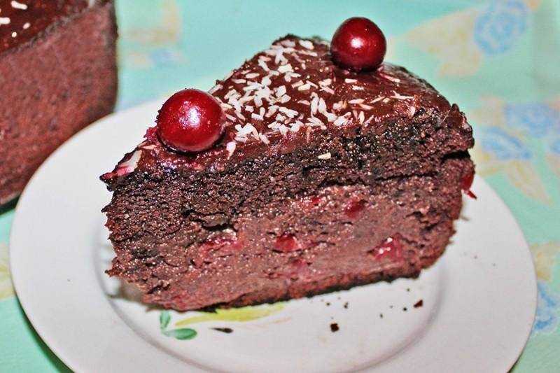 Домашний торт «пьяная вишня»: рецепт с фото