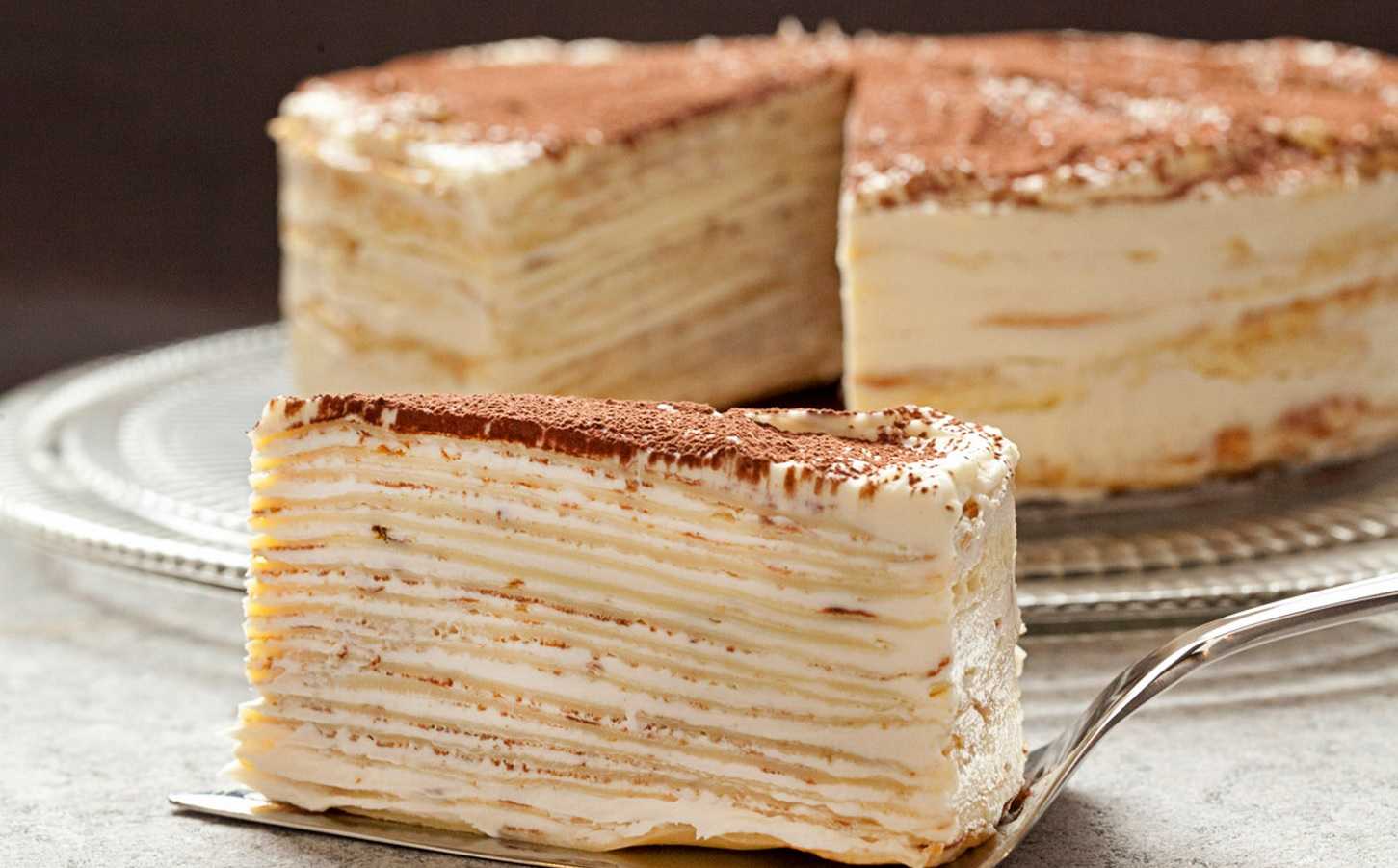 Блинный торт — 12 аппетитных рецептов пошагово в домашних условиях