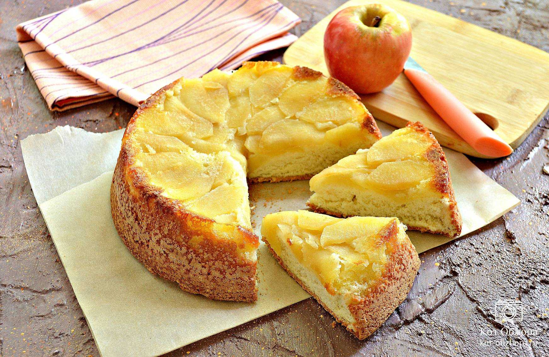 Быстрые и очень вкусные рецепты нежных яблочных пирогов с творогом