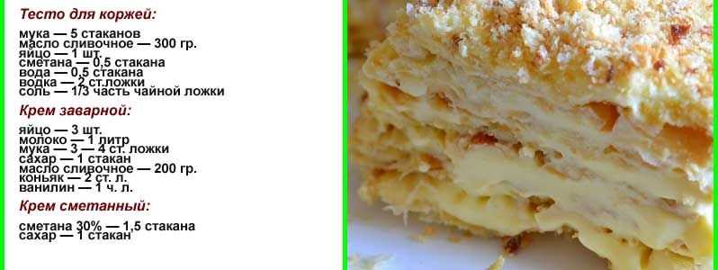 Торт Наполеон - классический рецепт от Юлии Высоцкой с воздушными коржами из быстрого слоеного теста, приготовленного на сковороде, пропитанные нежным масляным кремом Готовый выход торта - 900 грамм, высотой 6 см