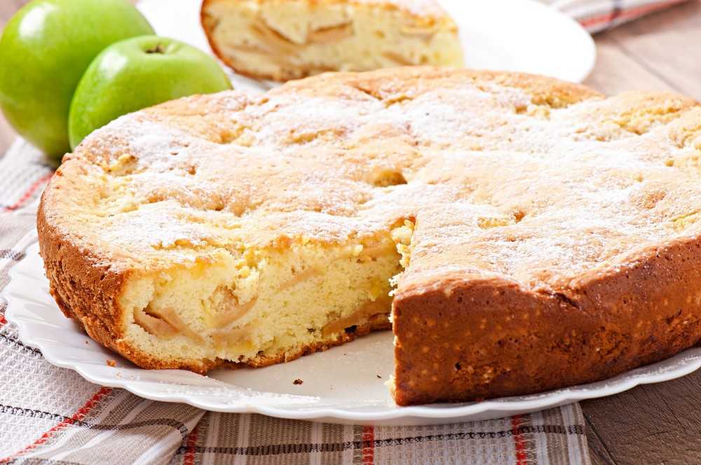 Творожный яблочный пирог: рецепт приготовления с фото