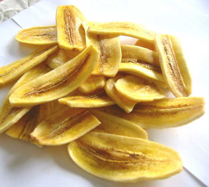 Как сделать банановые чипсы в домашних условиях — простой рецепт приготовления в духовке