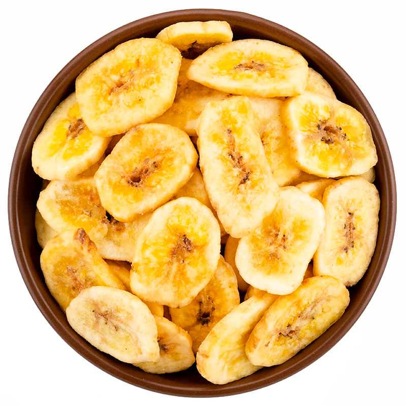 Как делают банановые и другие фруктовые чипсы на производстве?