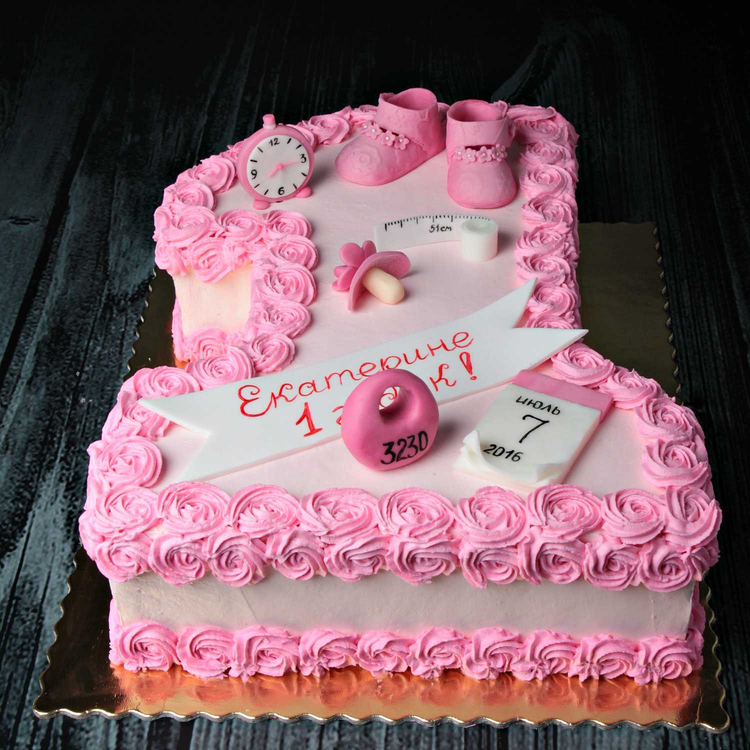 Торт на годик ✔ идеи оформления торта на первый день рождения с фото