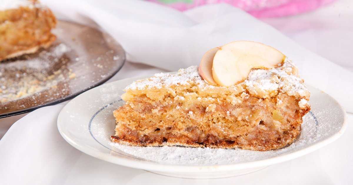 Пирог с яблоками и орехами – 11 рецептов