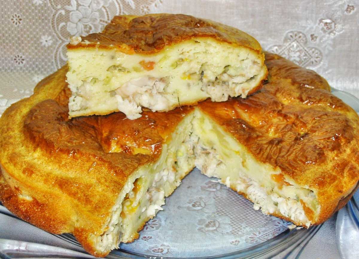 Заливной пирог с капустой на кефире в духовке — быстрые и вкусные рецепты капустного пирога