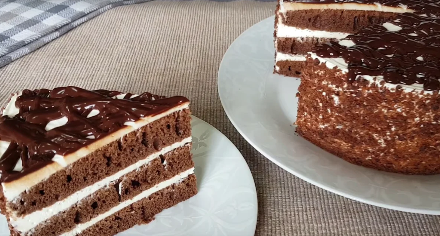 Торт черный принц: 2 лучших рецепта приготовления на сметане и со сгущенкой