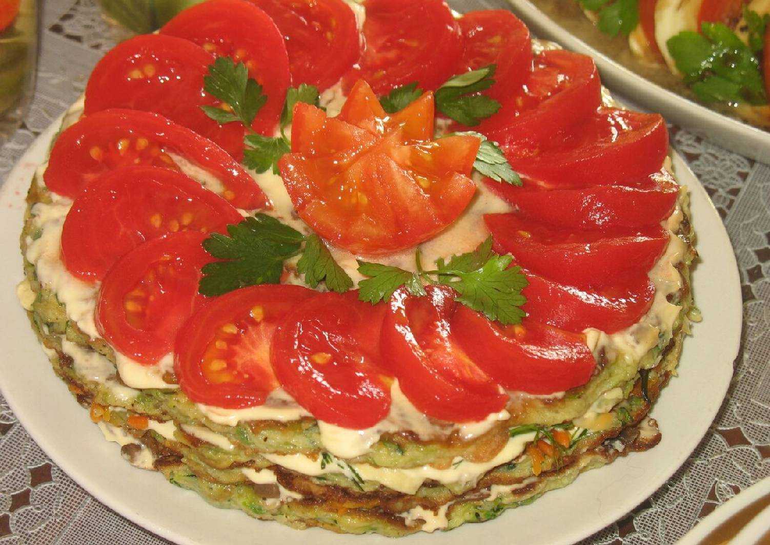 Кабачковый торт, рецепт с фото пошагово