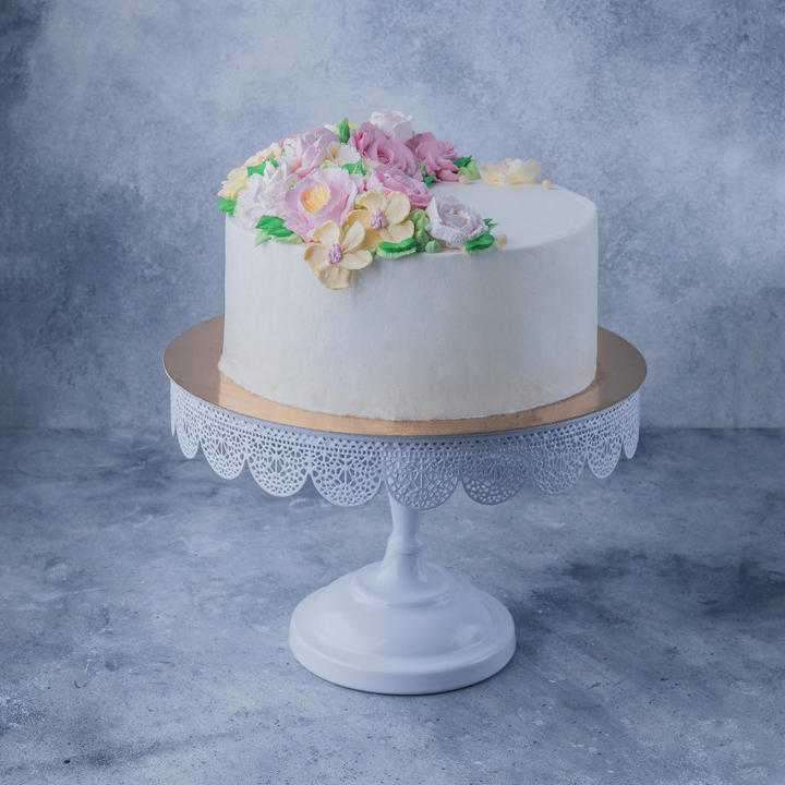 ᐉ фото одноярусных свадебных тортов