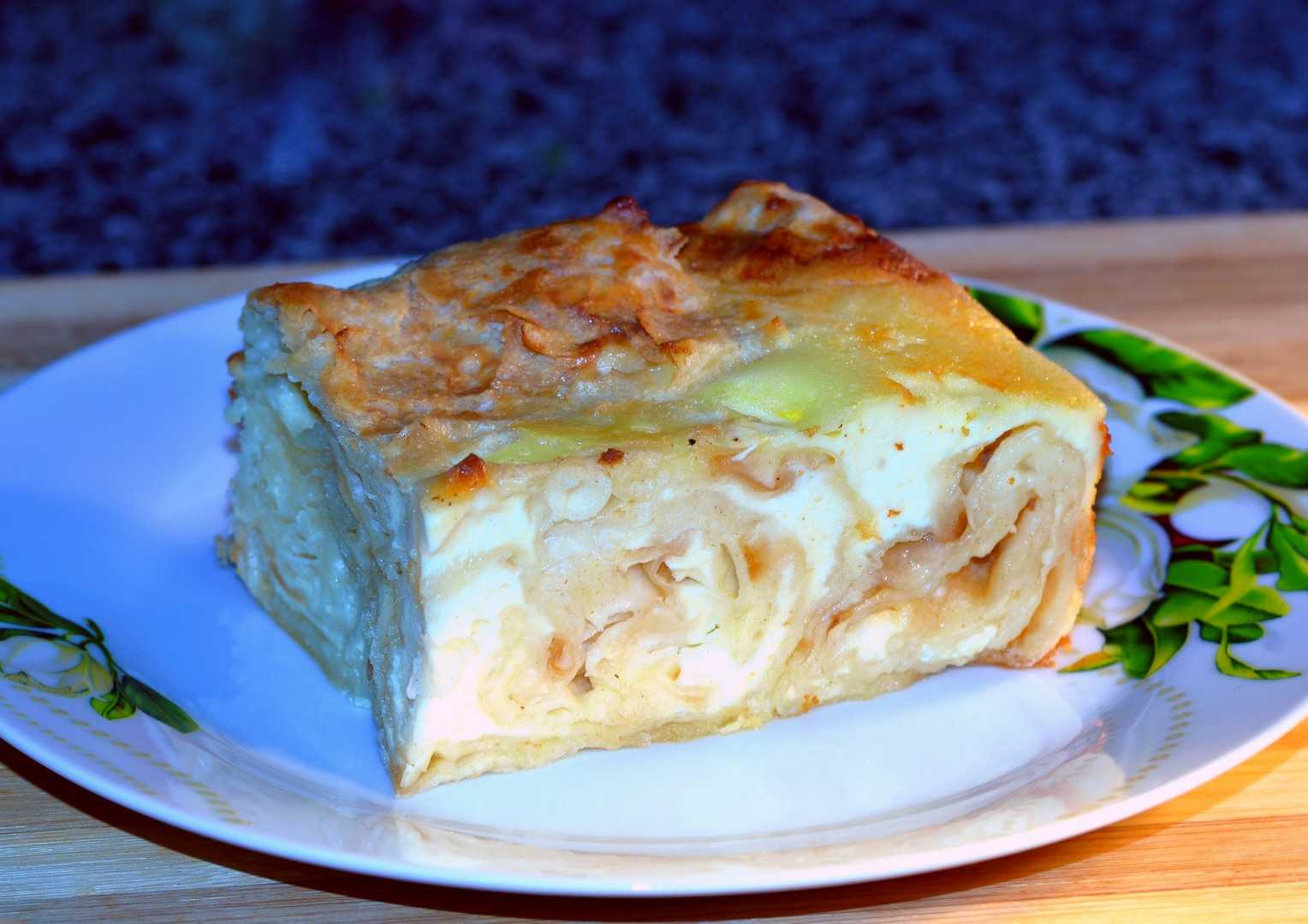Пирог «улитка» из лаваша с фаршем в духовке, рецепт