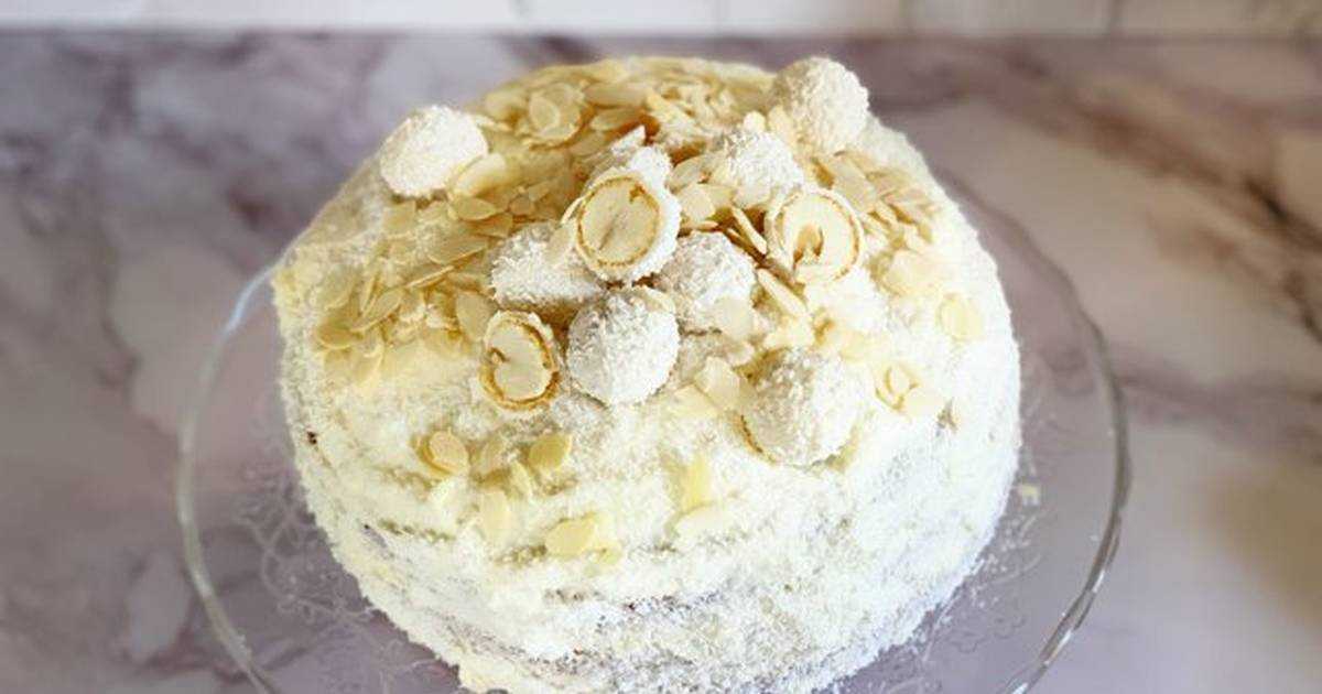 Как приготовить торт «рафаэлло»: пошаговый рецепт
