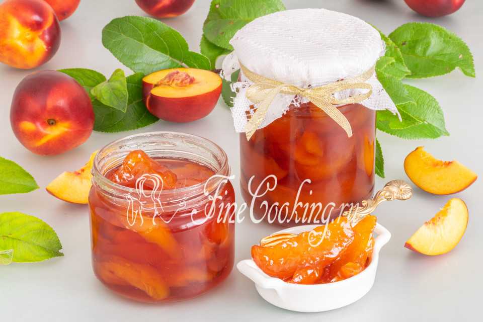 Простые рецепты варенья из персиков на зиму