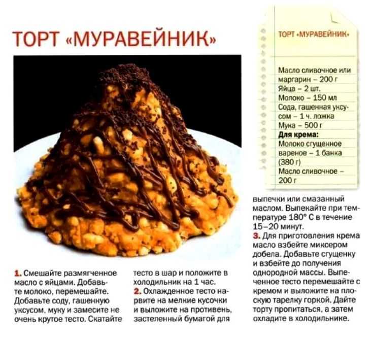 Торт рыжик: рецепт классический советского времени