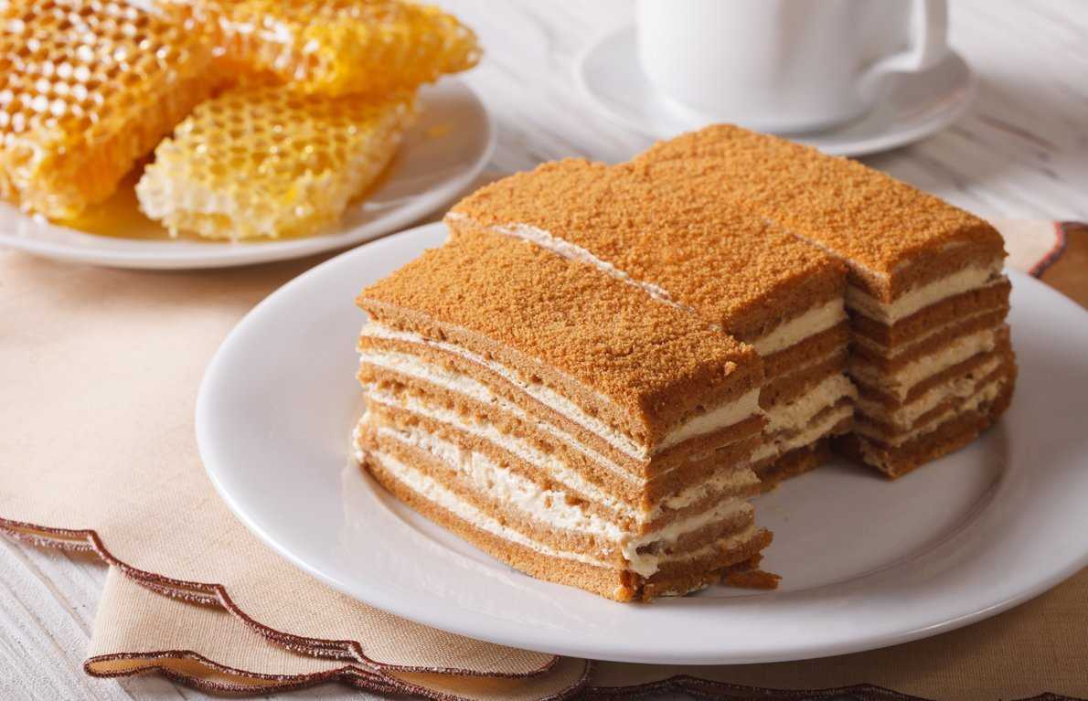 Медовый бисквит -пошаговый рецепт с фото