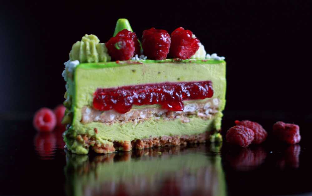 Фисташка малина — рецепт вкусного торта