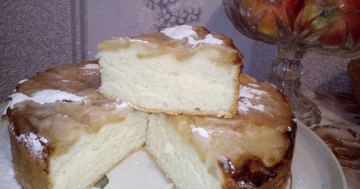 Песочный пирог с яблоками рецепт с фото пошагово в духовке