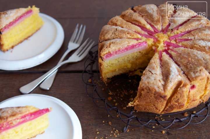 Как испечь вкусный пирог с ревенем — 15 рецептов пирогов со свежим и замороженным ревенем