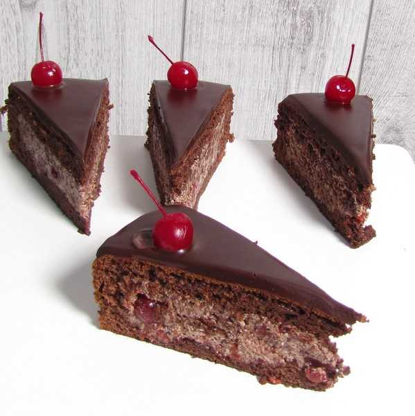 Шоколадный торт с вишней [самые вкусные рецепты]