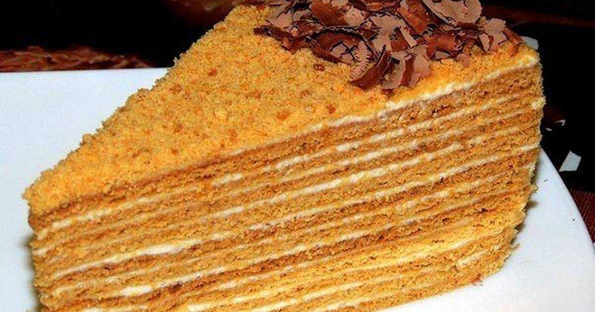 Торт "медовик" со сметанным кремом – классические пошаговые рецепты