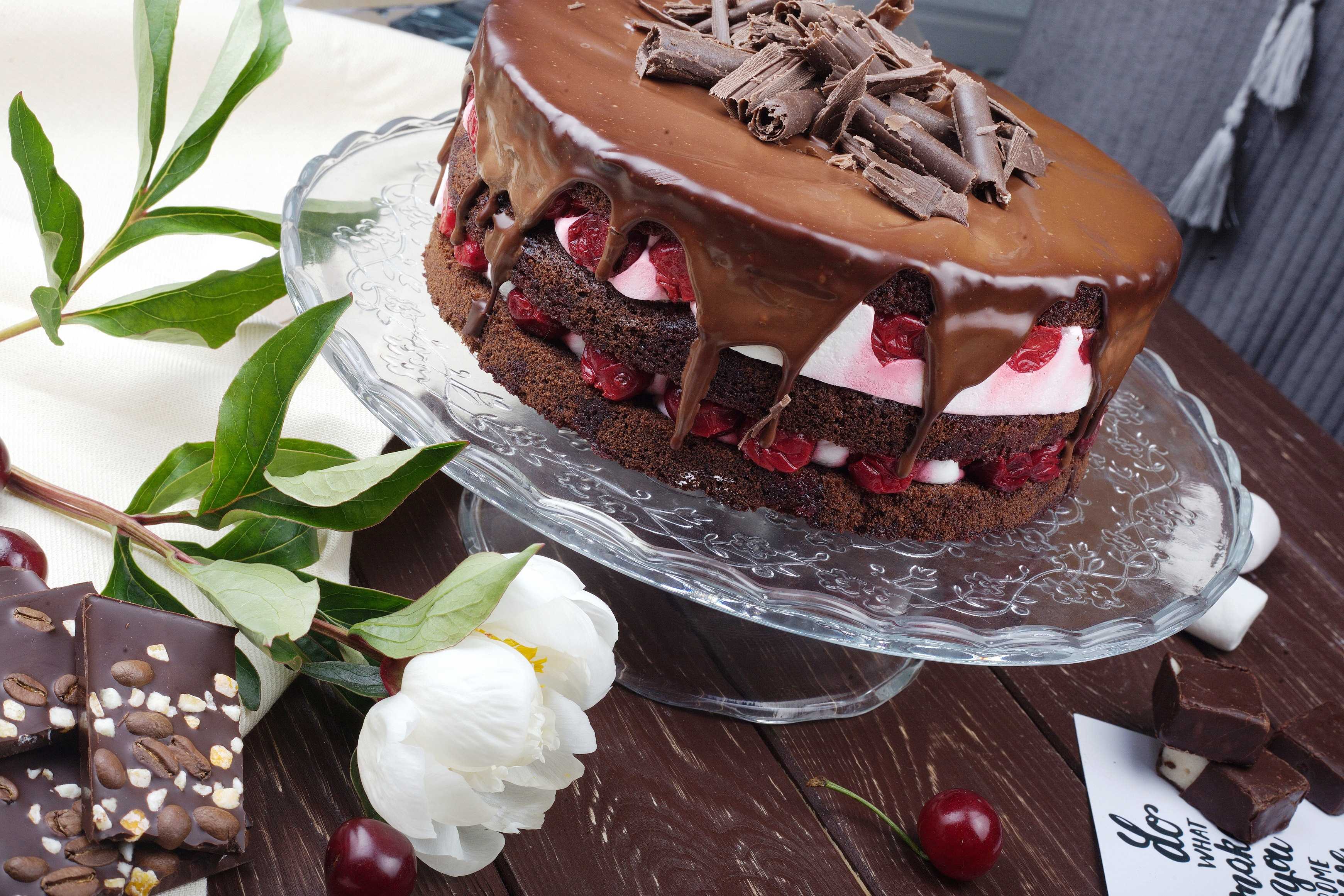 Трюфельный торт - "шоколадный взрыв" с пошаговым рецептом