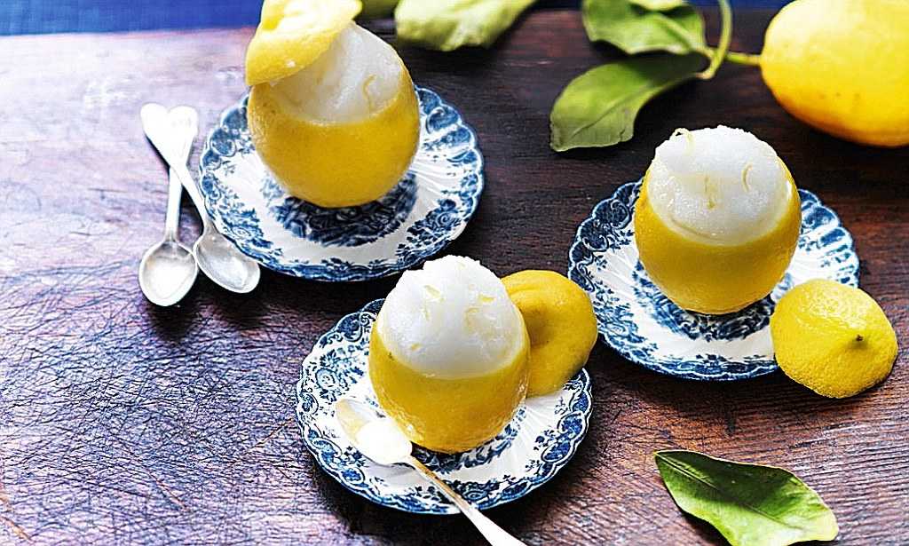 Рецепты лимонного сорбета для мороженицы — кулинария, рецепты