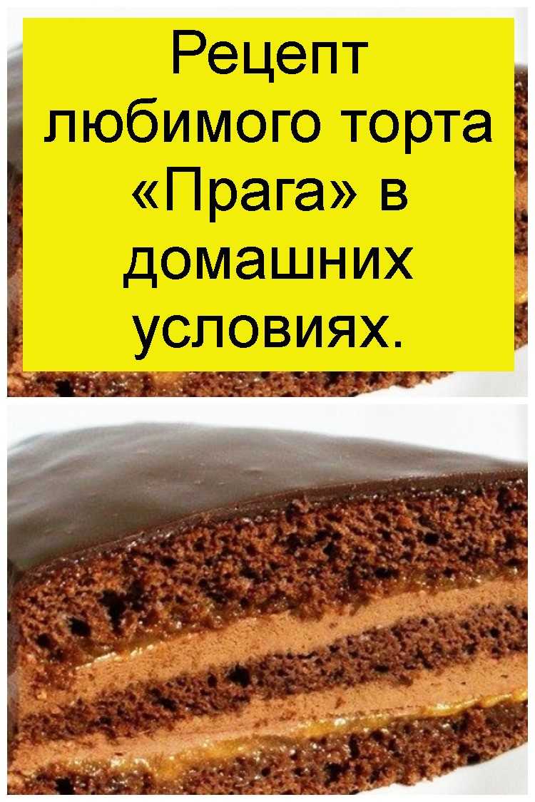 Торт «прага» — проверенные рецепты с фото