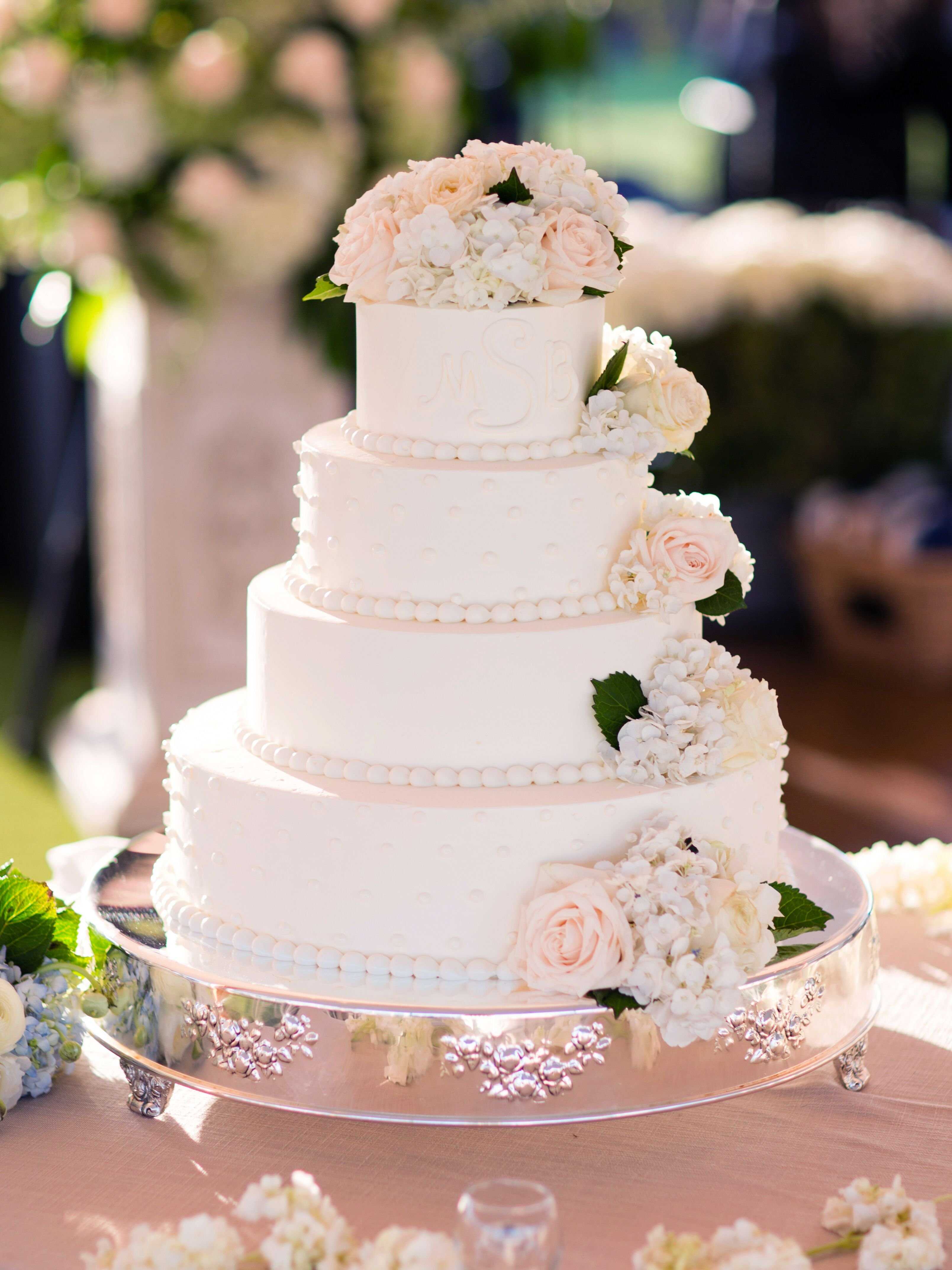 Свадебный торт кремовый в вариантах [2022]: двухъярусный и одноярусный – фото ? & мастер-класс