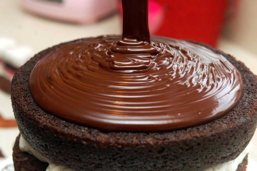Глазурь из шоколада для торта