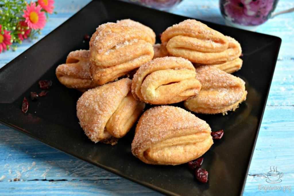 Печенье гусиные лапки - 7 рецептов с творогом в домашних условиях