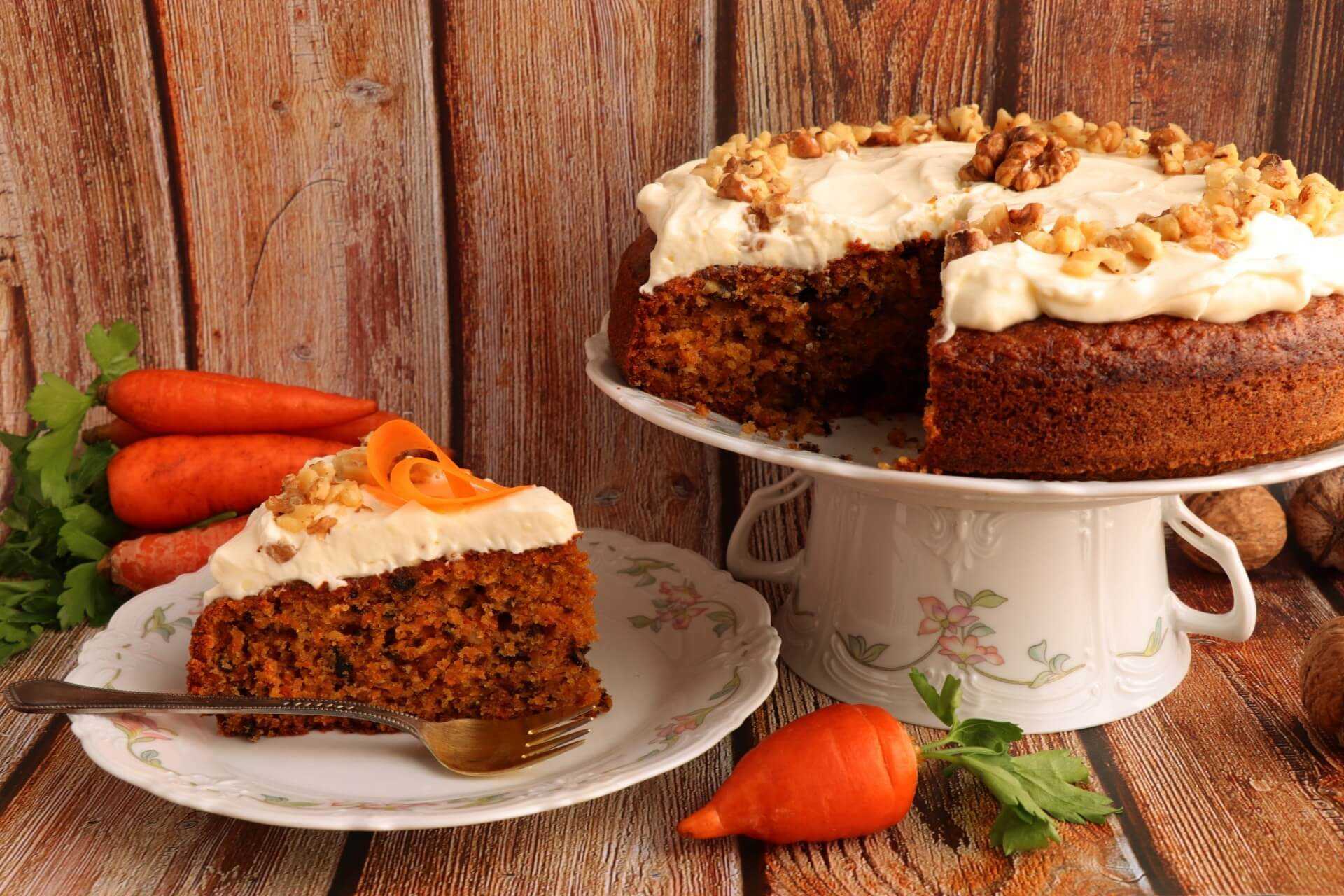 Морковный пирог - самый простой и вкусный рецепт с фото пошагово