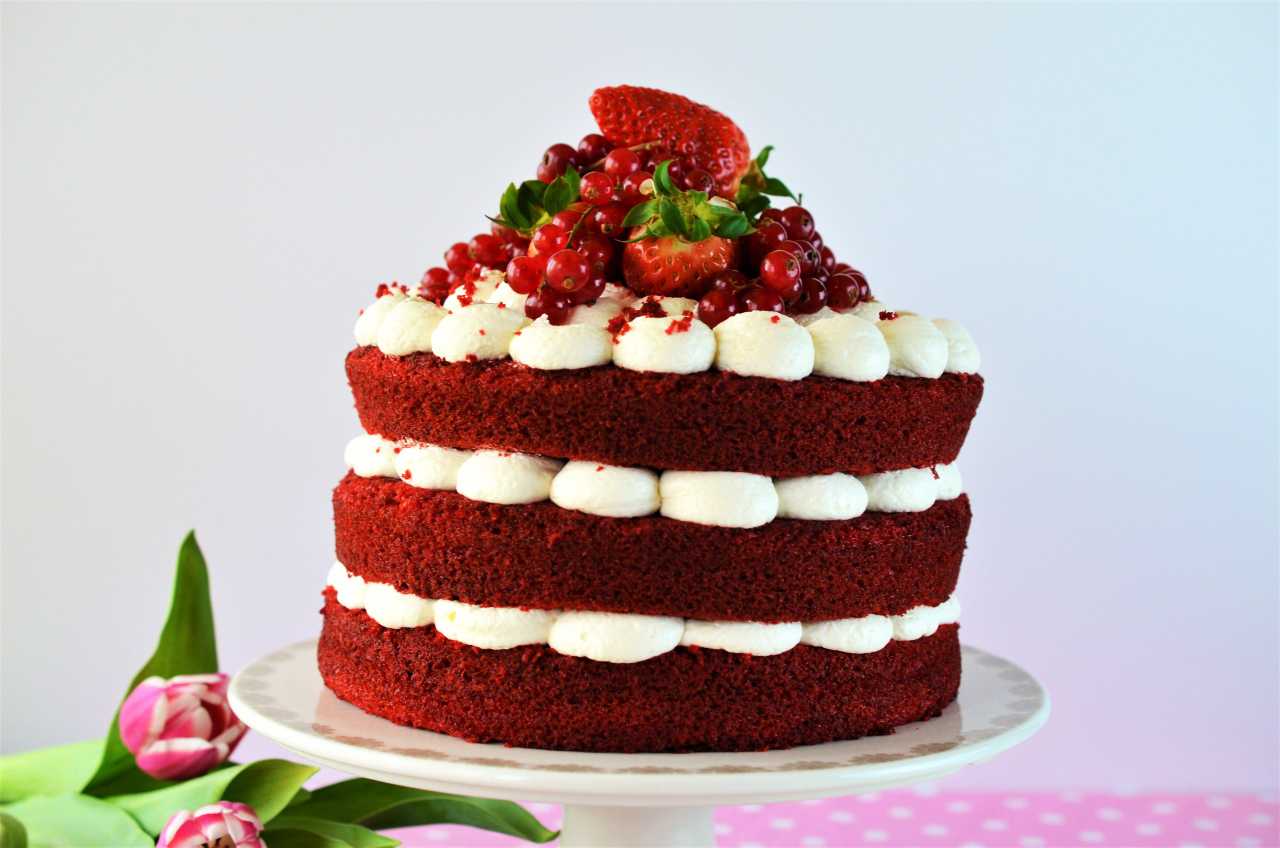 Торт "красный бархат" — пошаговый рецепт с фото