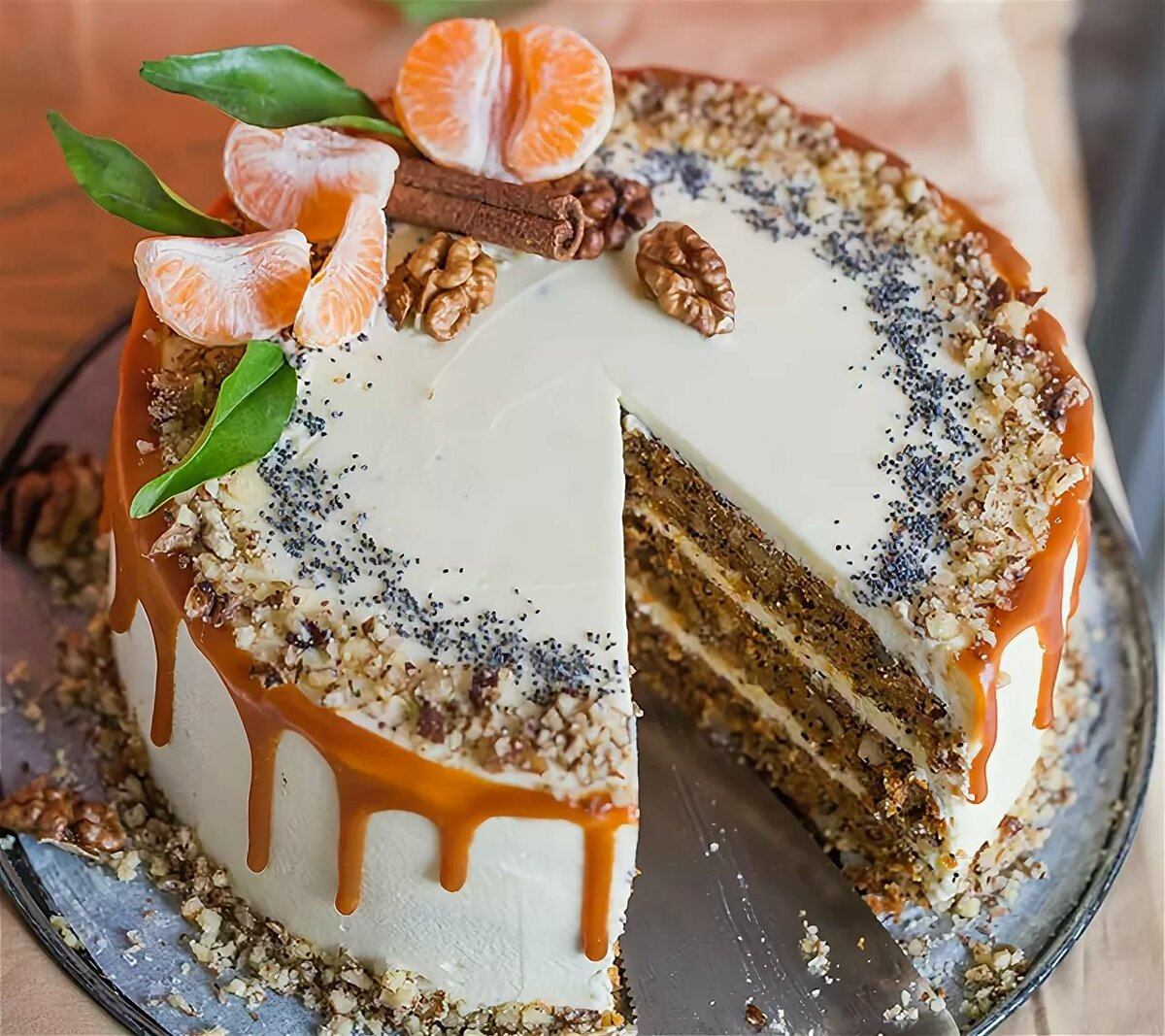 Морковный торт — самый простой и вкусный рецепт с фото