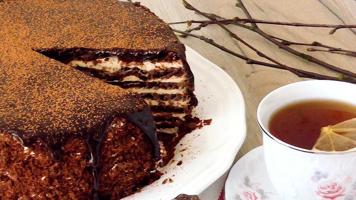 Шоколадный медовик: рецепт торта с фото