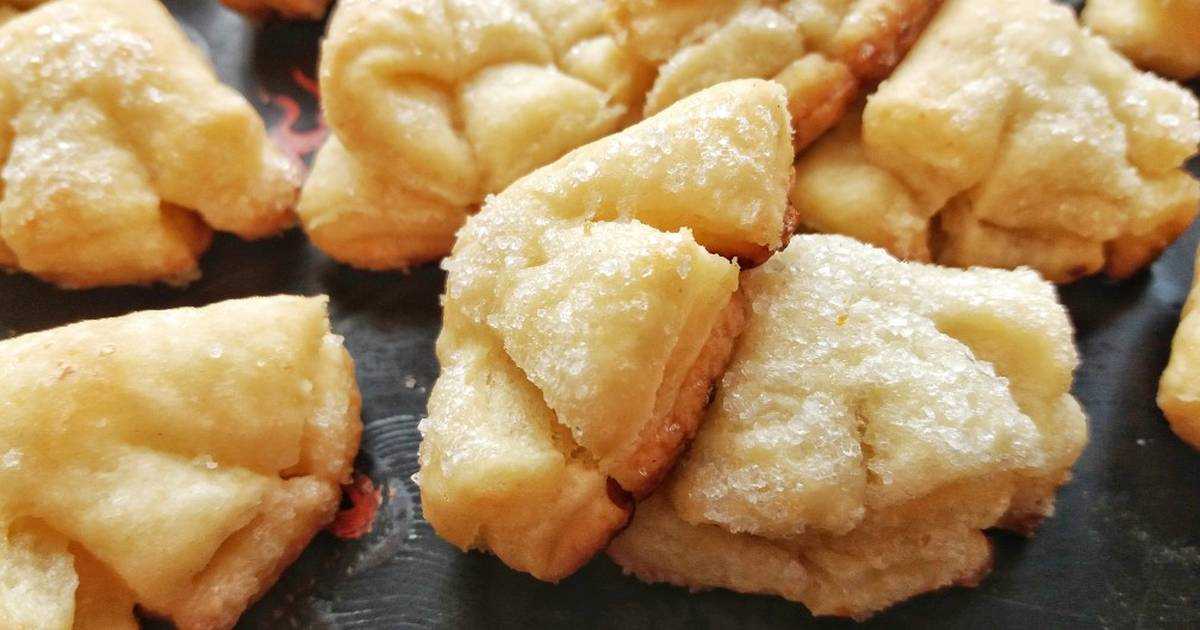 Печенье гусиные лапки из творога на кефире - рецепт с фото пошагово