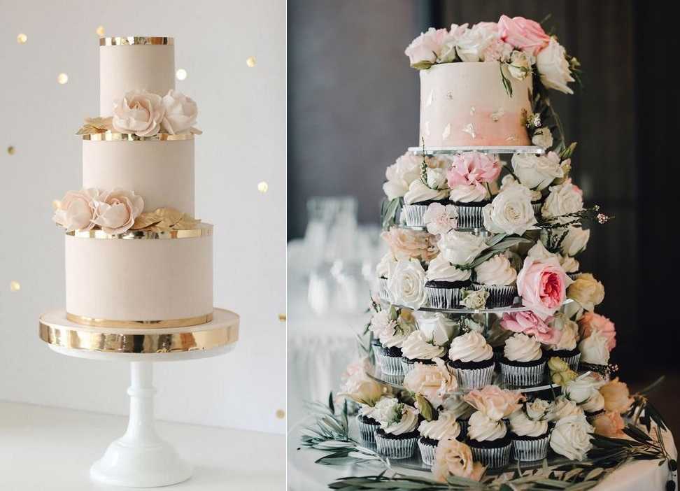 Белые свадебные торты: идеи оформления, варианты сочетания с другими цветами с фото