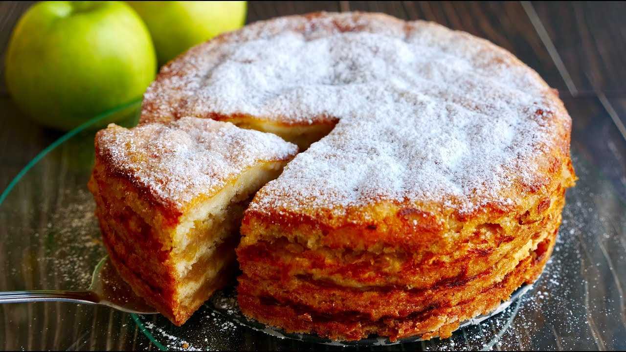 Насыпной пирог с яблоками — пошаговый рецепт с фото
