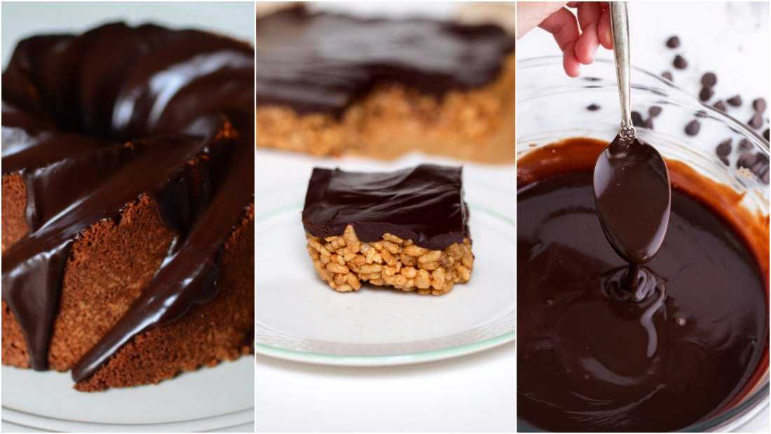 Ганаш из шоколада для покрытия торта, 10 лучших рецептов ганаша